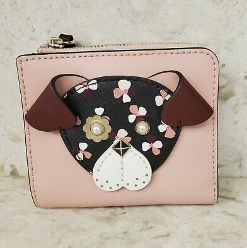 NWT Kate Spade ♠️ Floral Pup🐶 wallett